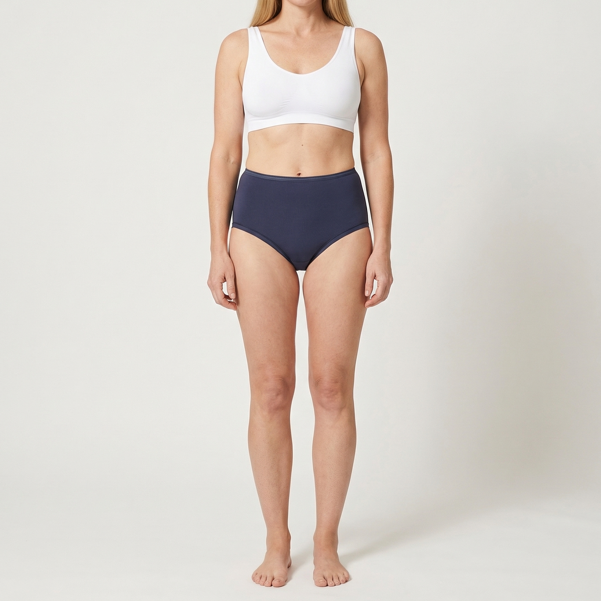 Beeren Dames Maxislip Elegance Donkerblauw voordeelpack - gedragen