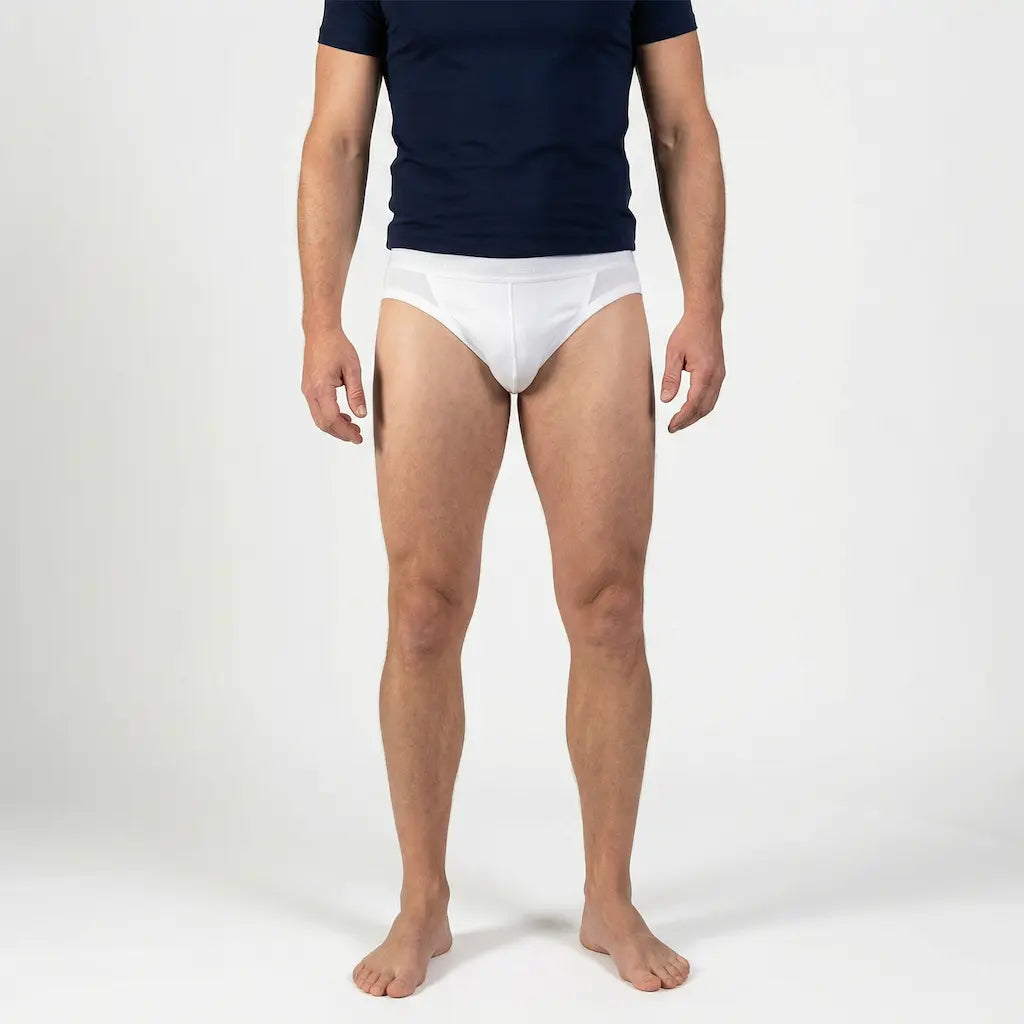 Beeren Heren Sportslip Zonder Gulp Comfort Feeling Wit voordeelpack - gedragen