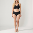 Beeren Dames Invisible Slip zwart Voordeelpack - gedragen
