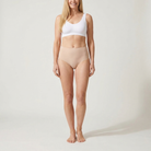 Beeren Dames Invisible Maxi Slip Caffe Latte 2-Pack - gedragen