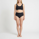 Beeren Dames Invisible Maxi Slip Zwart Voordeelpack - gedragen