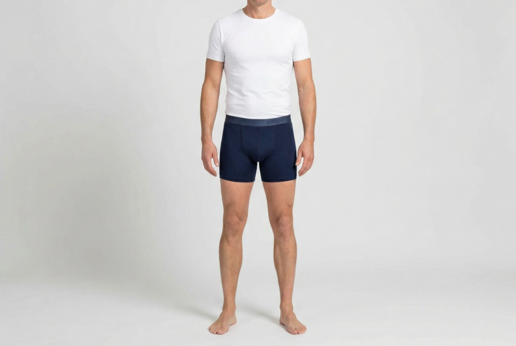 Beeren Heren Boxershort Roger Marine 2-Pack - gedragen
