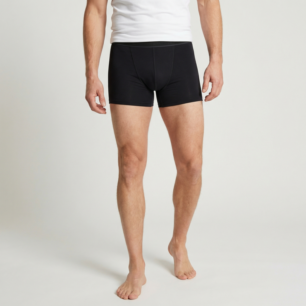 Beeren Heren Boxershort Young Sven Zwart voordeelpack - gedragen