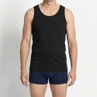 Beeren Heren Singlet Green Comfort Zwart Mega Voordeelpack - gedragen