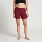 Beeren Dames Boxer Elegance Donkerrood 2-Pack - gedragen