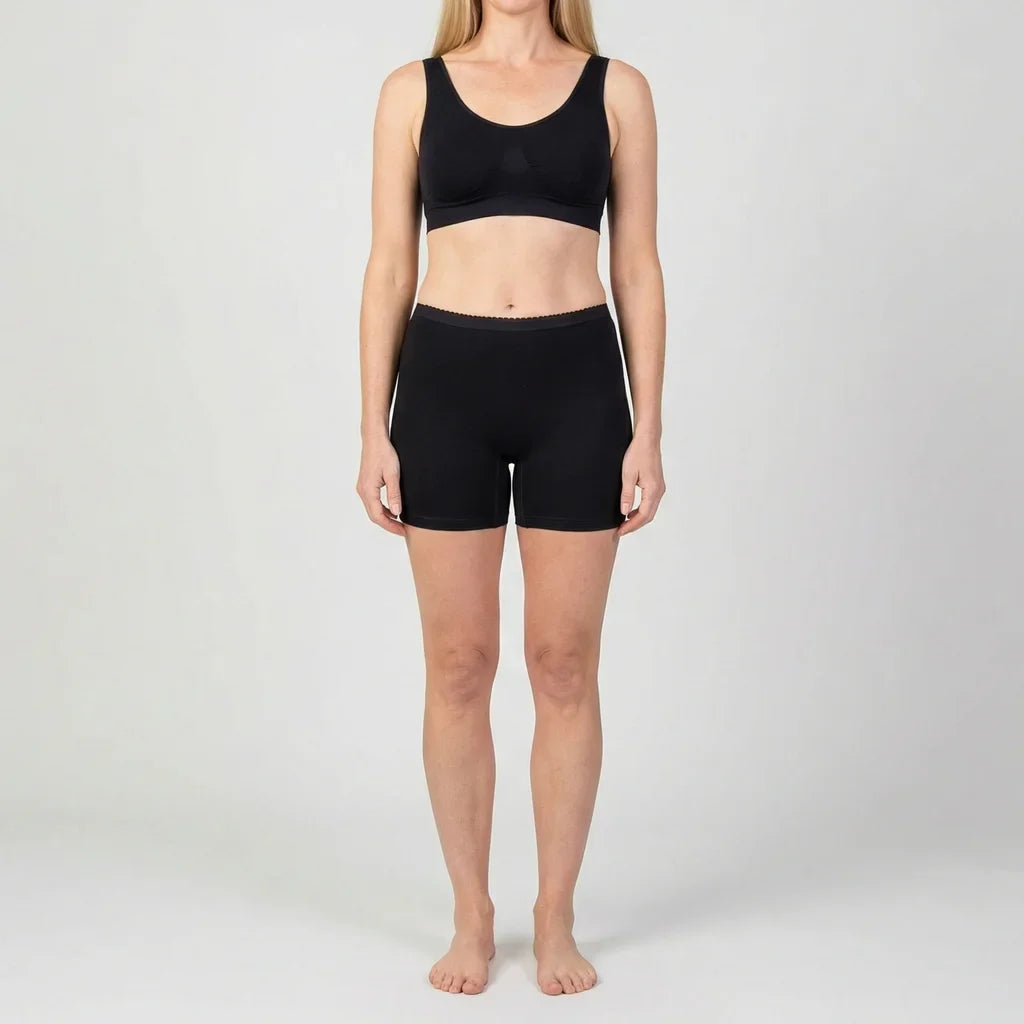 Beeren Dames Boxer Softly Zwart voordeelpack - gedragen