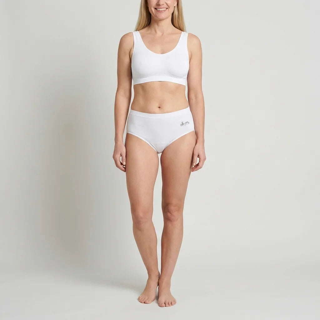 Beeren Dames Heupslip Julia Wit 2-Pack - gedragen