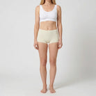 Beeren Dames Short Elegance Ivoor 2-Pack - gedragen