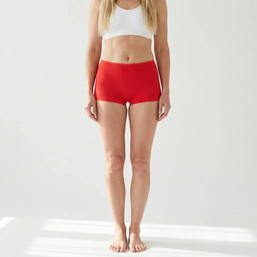 Beeren Dames Short Elegance Rood voordeelpack - gedragen
