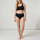 Beeren Dames String Elegance Zwart 2-Pack - gedragen