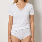 Beeren Dames T-Shirt Beatrix Wit voordeelpack - gedragen