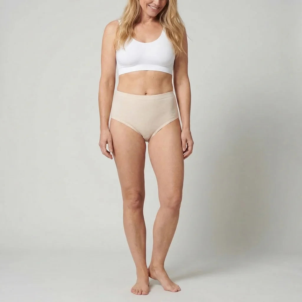 Beeren Dames Tailleslip Belinda Wit 2-Pack - gedragen