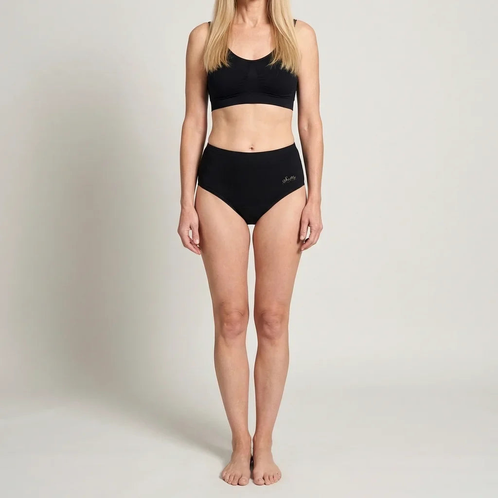 Beeren Dames Tailleslip Julia Zwart voordeelpack - gedragen