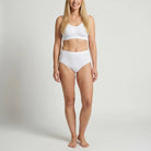Beeren Dames Tailleslip Young Wit 2-Pack - gedragen